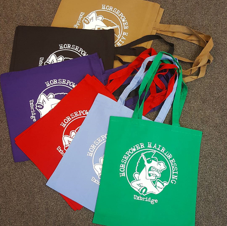 Environmental tote bag printing