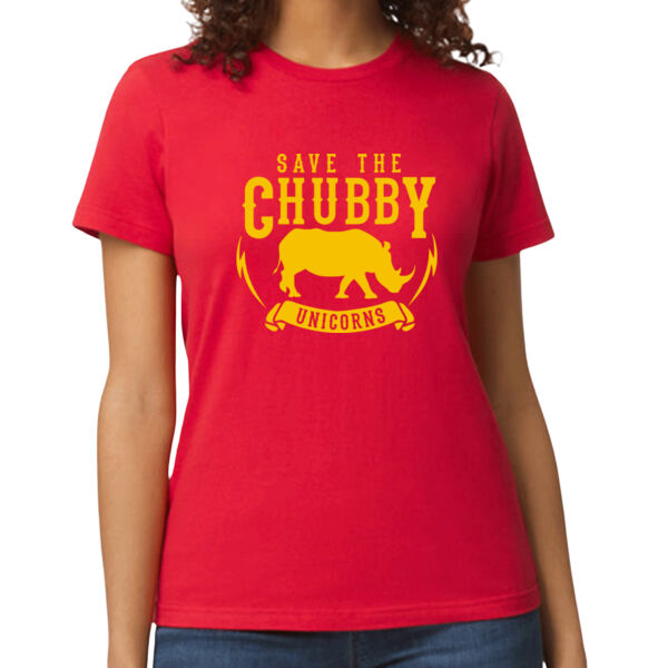 Save The Chubby Unicorns Women's T Shirt Thumbnail