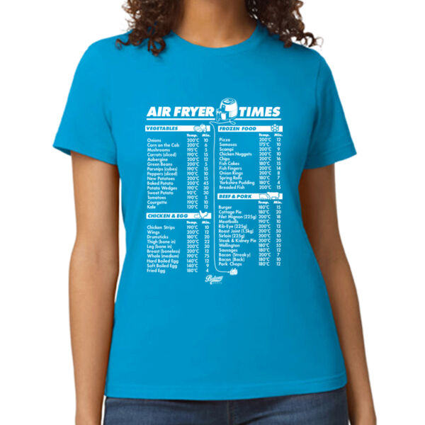 The Air Fryer Chef's Cheat Sheet Women's T Shirt Thumbnail